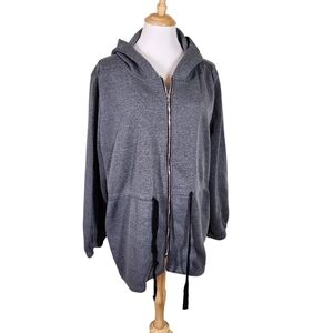 SHEIN GREY Zip-Up Hoodie, SZ 4XL